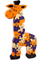 Alphabet Puzzle - Giraffe or Crocodile