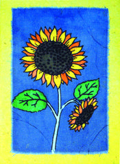 Christmas Tree Batik Greeting Cards