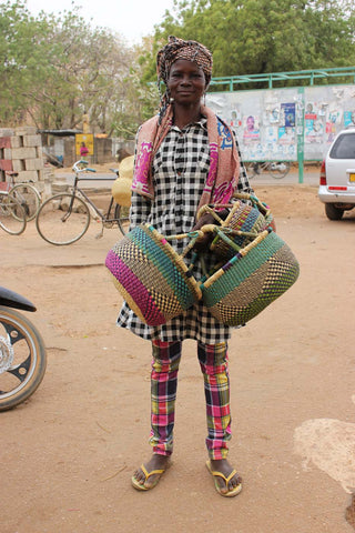 African Market Baskets