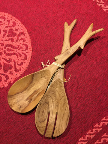 Tree Branch Salad Servers