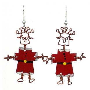 Santa Earrings